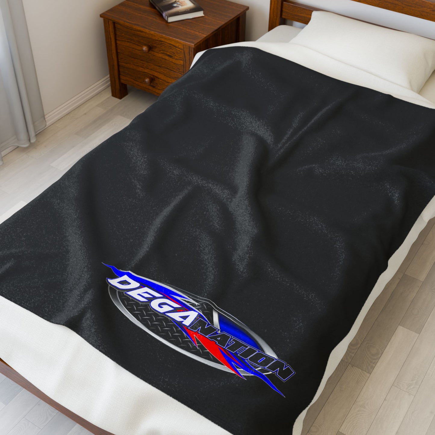 Custom Velveteen Plush Blanket – Cozy, Soft, Perfect for Deganation Fans