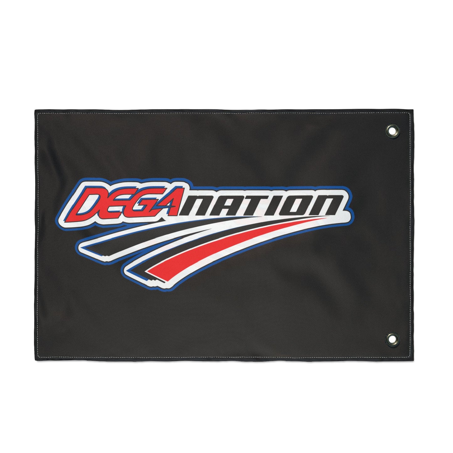 Double Sided Flag - DEGA Nation, Custom Racing Banner, Sports Decor, Outdoor Flag, Fan Merchandise