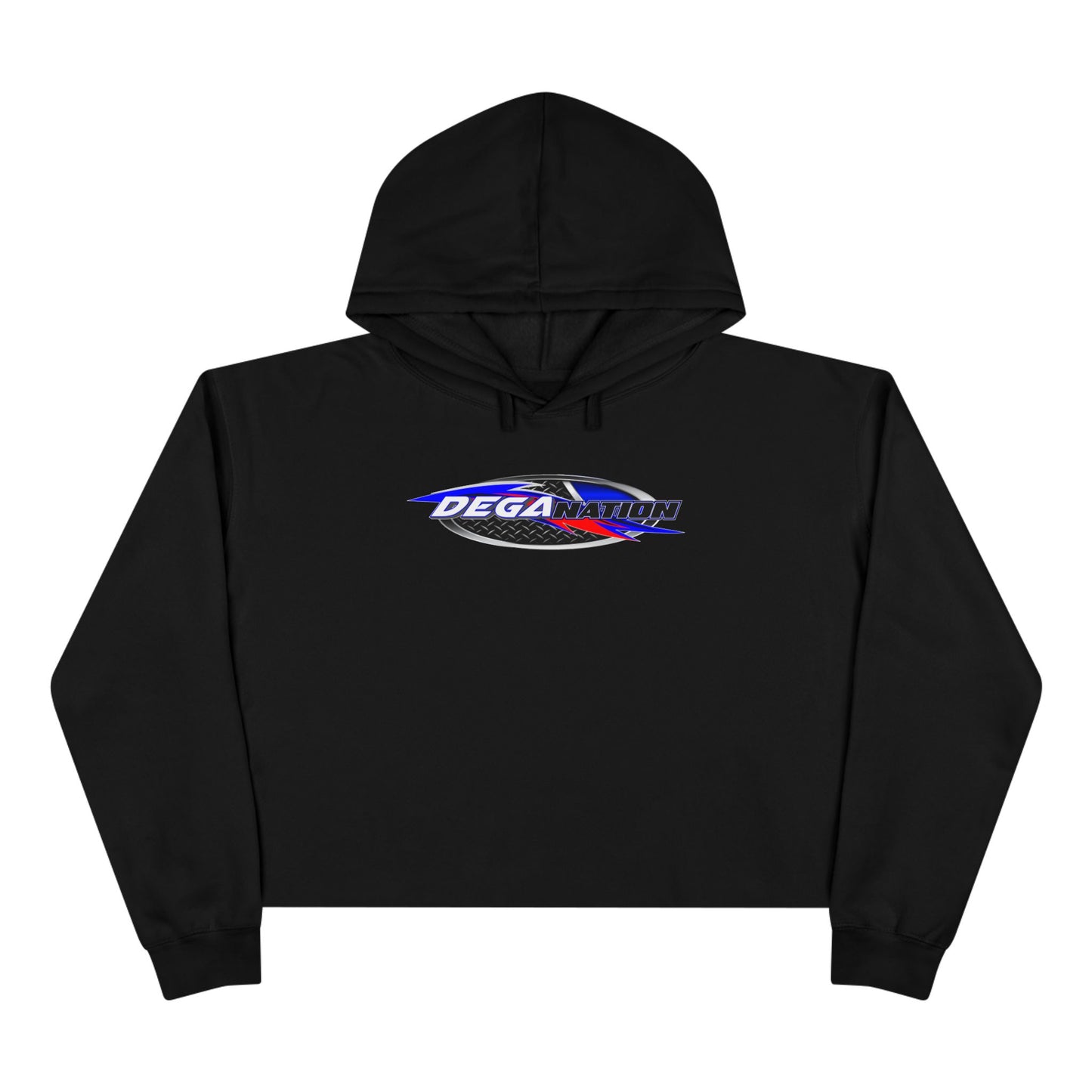 Stylish Crop Hoodie with Retro Racing Design - Perfect Gift for Sports Fans, Casual Wear, Spring Fashion, Comfortable Outerwear