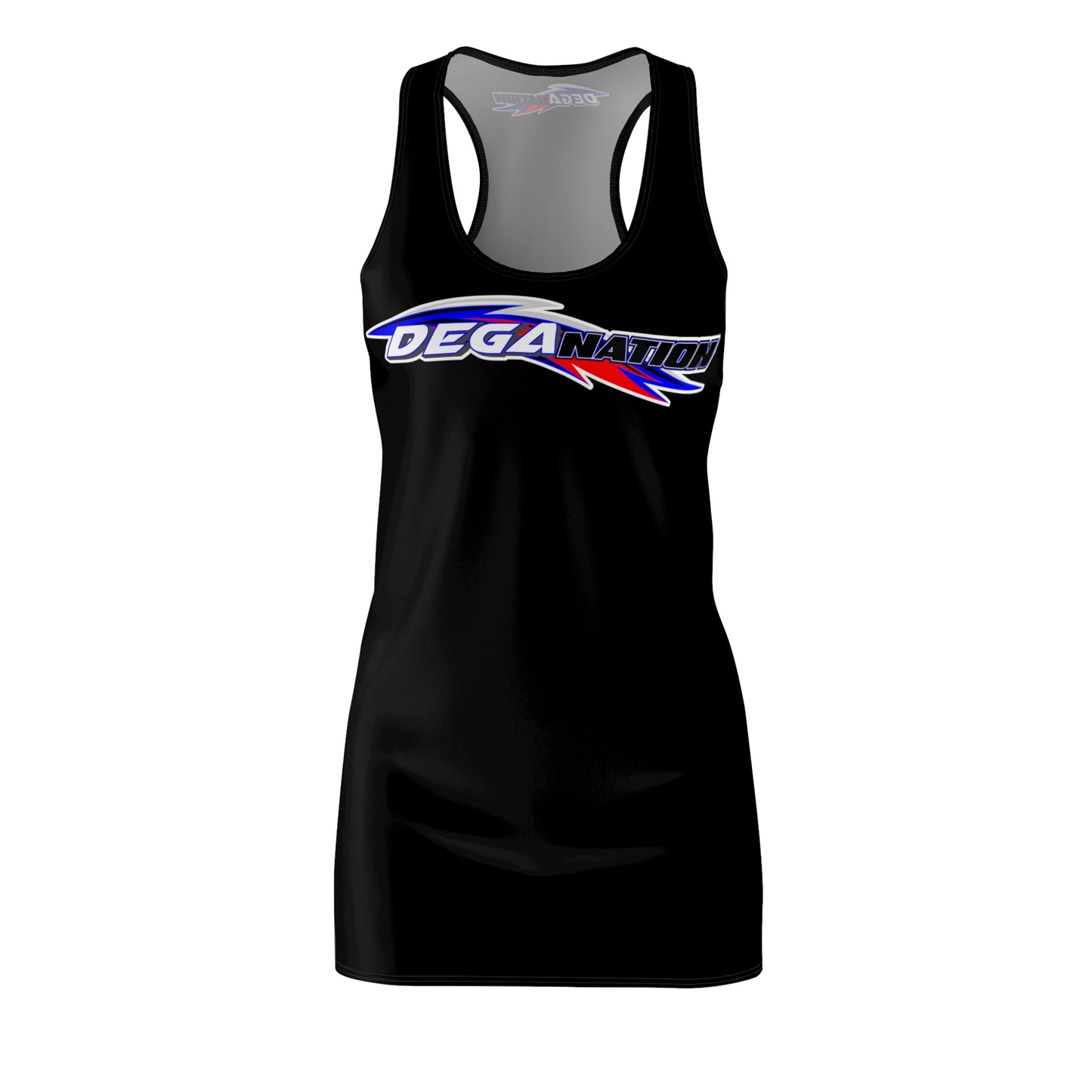 Women’s Sporty Racerback Dress | Perfect for Activewear, Gym, Casual Outings, Summer Events, Deganation Design, AOP Fashion