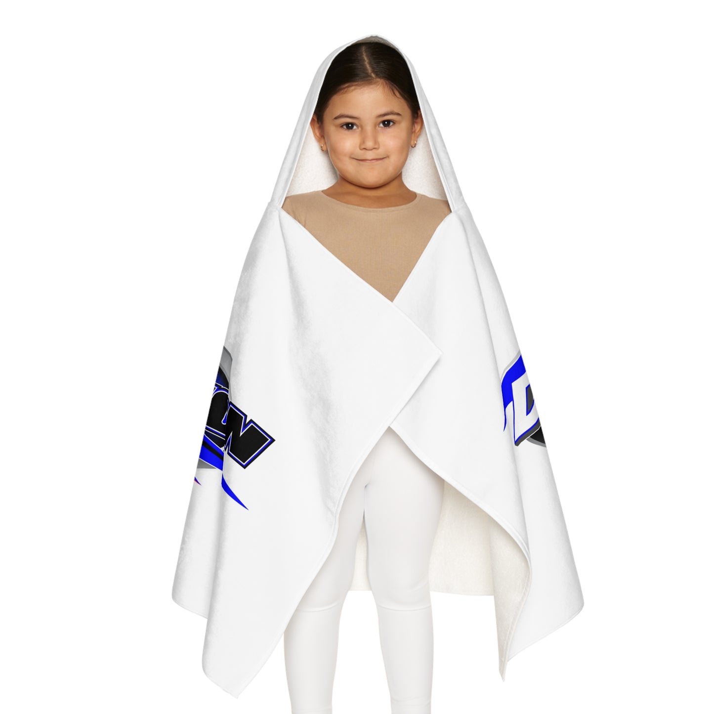 Youth Hooded Towel for Kids, Perfect for Beach Days, Swimming Parties, Pool Fun, Deganation Design, Cozy Drying Experience