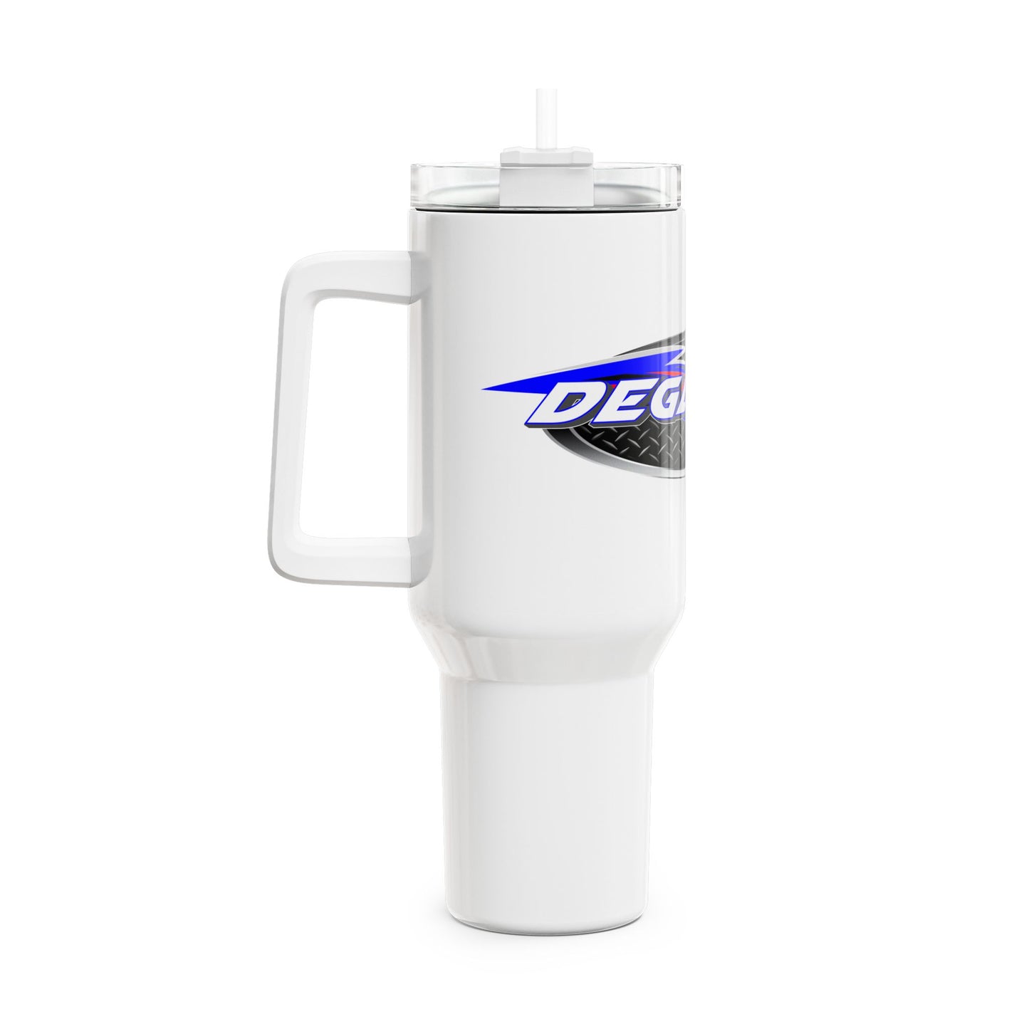 40oz Racing Tumbler with Straw, Car Enthusiast Gift, Travel Mug for Hot/Cold Drinks, Durable & Stylish, Perfect for Road Trips