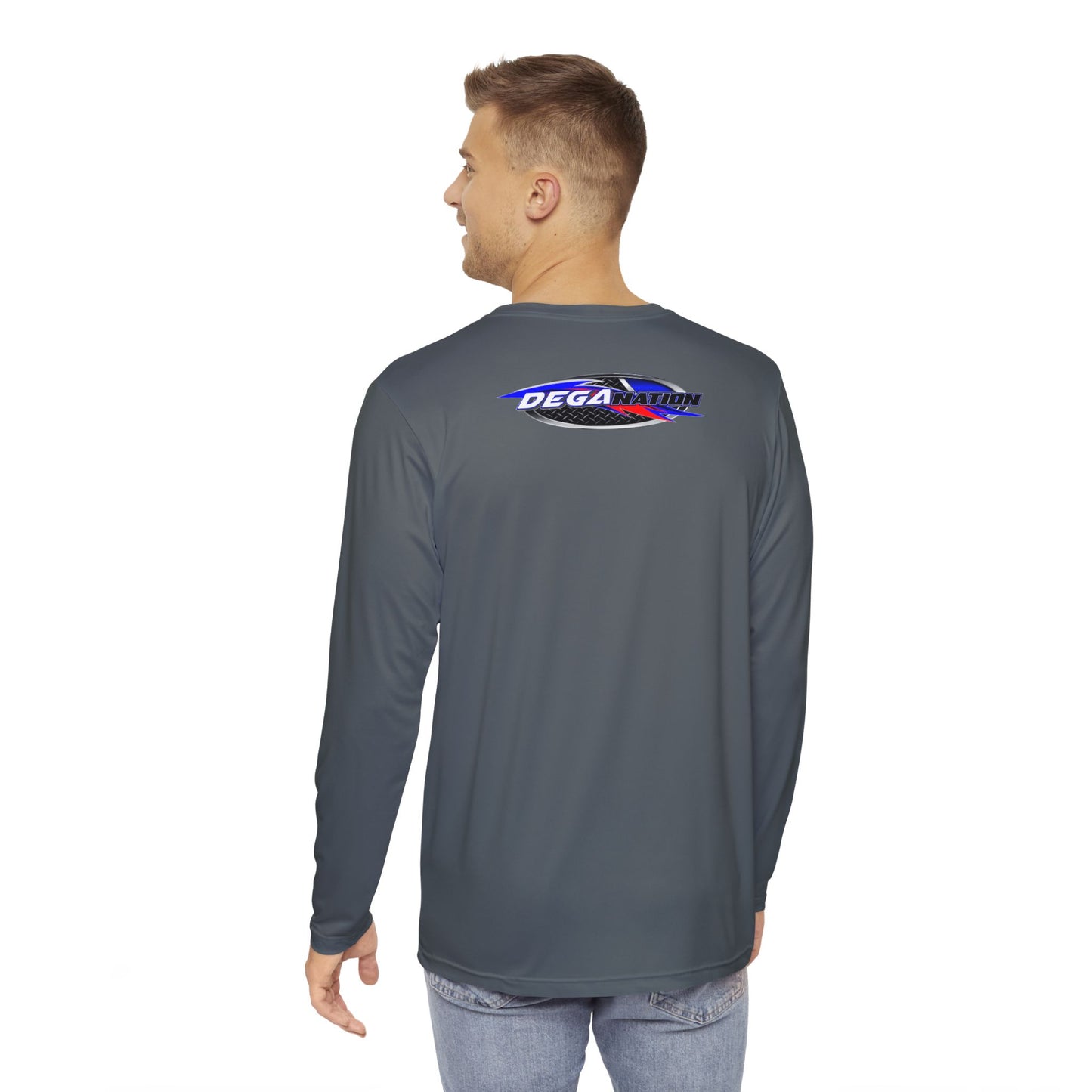 Men's Long Sleeve Sport Shirt – Activewear for Racing Fans, Gym, Outdoor Activities, Gifts for Him, Summer & Sport Events