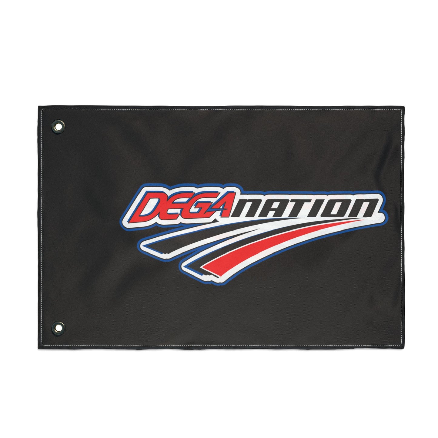 Double Sided Flag - DEGA Nation, Custom Racing Banner, Sports Decor, Outdoor Flag, Fan Merchandise