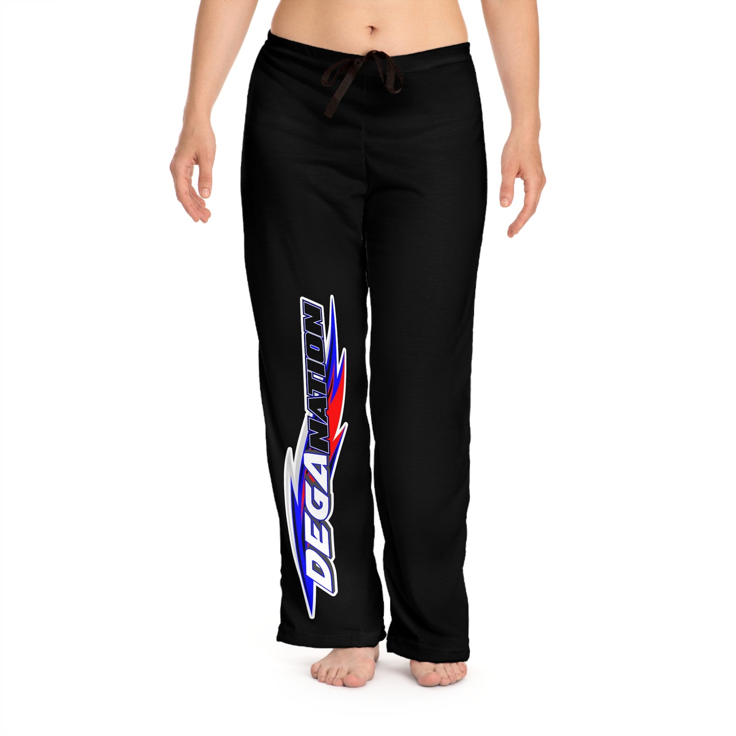 Degan Nation Women's Pajama Pants, Comfy Sleepwear, Relaxed Lounge Pants, Gift for Her, Birthday Present, Cozy Nightwear
