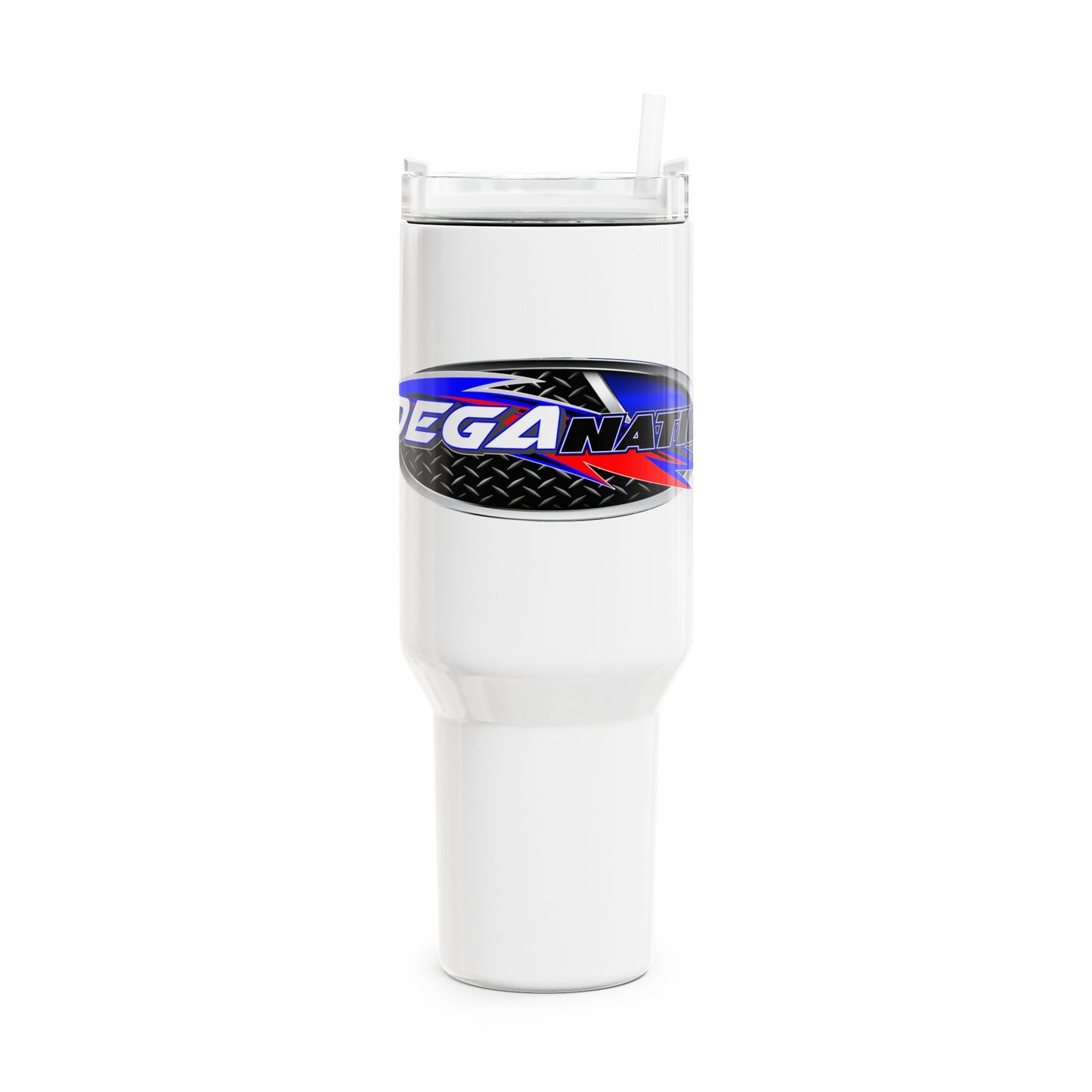 40oz Racing Tumbler with Straw, Car Enthusiast Gift, Travel Mug for Hot/Cold Drinks, Durable & Stylish, Perfect for Road Trips