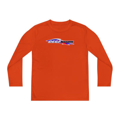 Youth Long Sleeve Racing Tee, Perfect for Young Athletes, Gift for Sports Events, Outdoor Activities, Team Spirit, Birthday Present