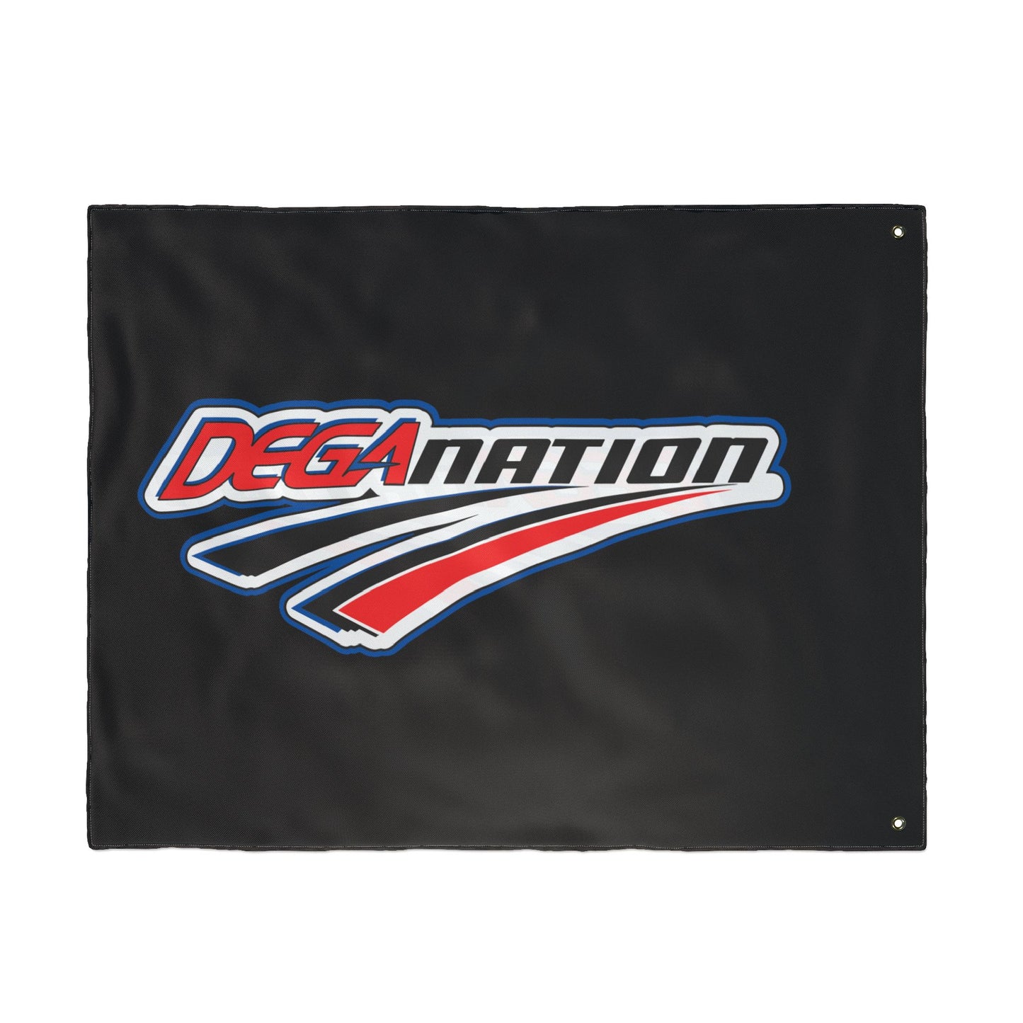 Double Sided Flag - DEGA Nation, Custom Racing Banner, Sports Decor, Outdoor Flag, Fan Merchandise