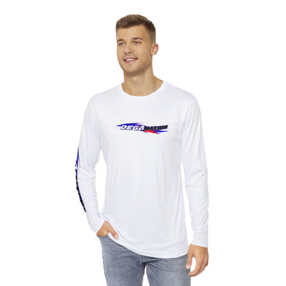 Men's Long Sleeve Graphic Shirt - Sporty Style for Active Lifestyle, Perfect for Gift, Everyday Wear, Casual Outings, Outdoor Adventures