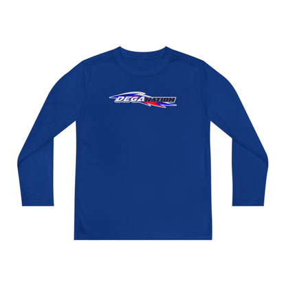 Youth Long Sleeve Racing Tee, Perfect for Young Athletes, Gift for Sports Events, Outdoor Activities, Team Spirit, Birthday Present