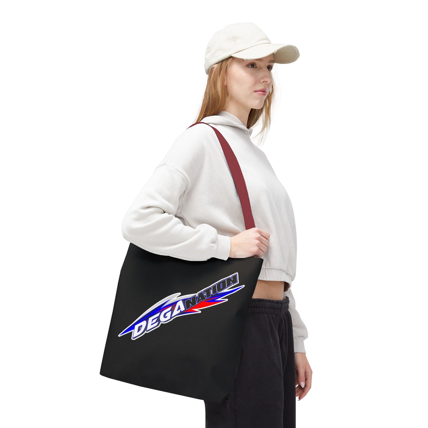 Sporty Tote Bag for Everyday Adventures | DegaNation Design, Eco-Friendly, Gym, Beach, Travel, Shopping