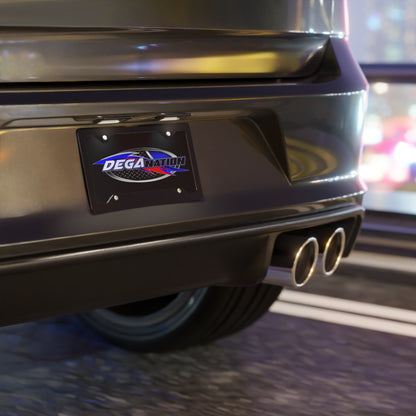 Custom DEGA NATION Vanity Plate - Unique Automotive Accessory