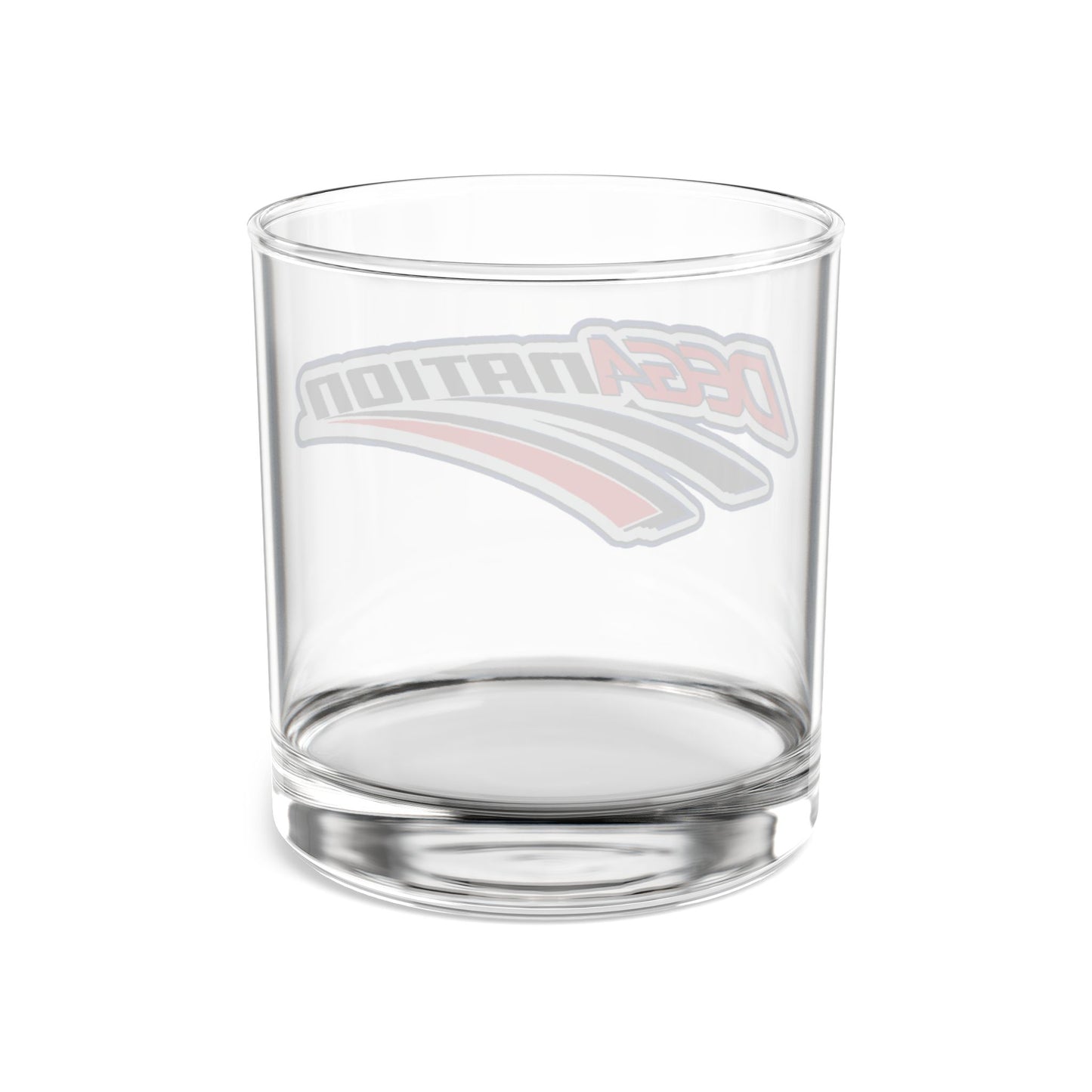 Custom Racing Rocks Glass, 10oz Whiskey
