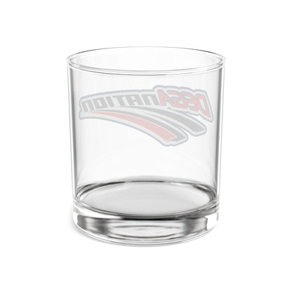 Custom Racing Rocks Glass, 10oz Whiskey