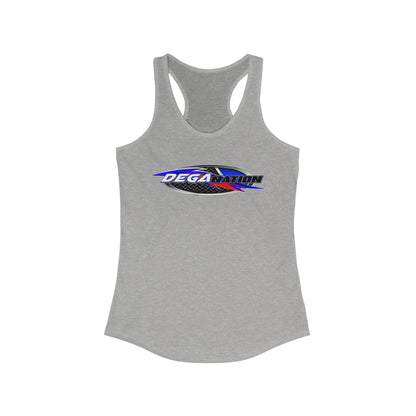 Racerback Tank Top, Women’s Active Wear, Motivational Gym Wear, Casual Summer Outfit, Fitness Apparel, Race Day Shirt