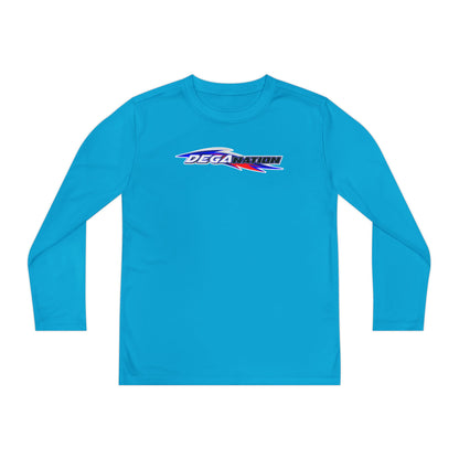 Youth Long Sleeve Racing Tee, Perfect for Young Athletes, Gift for Sports Events, Outdoor Activities, Team Spirit, Birthday Present