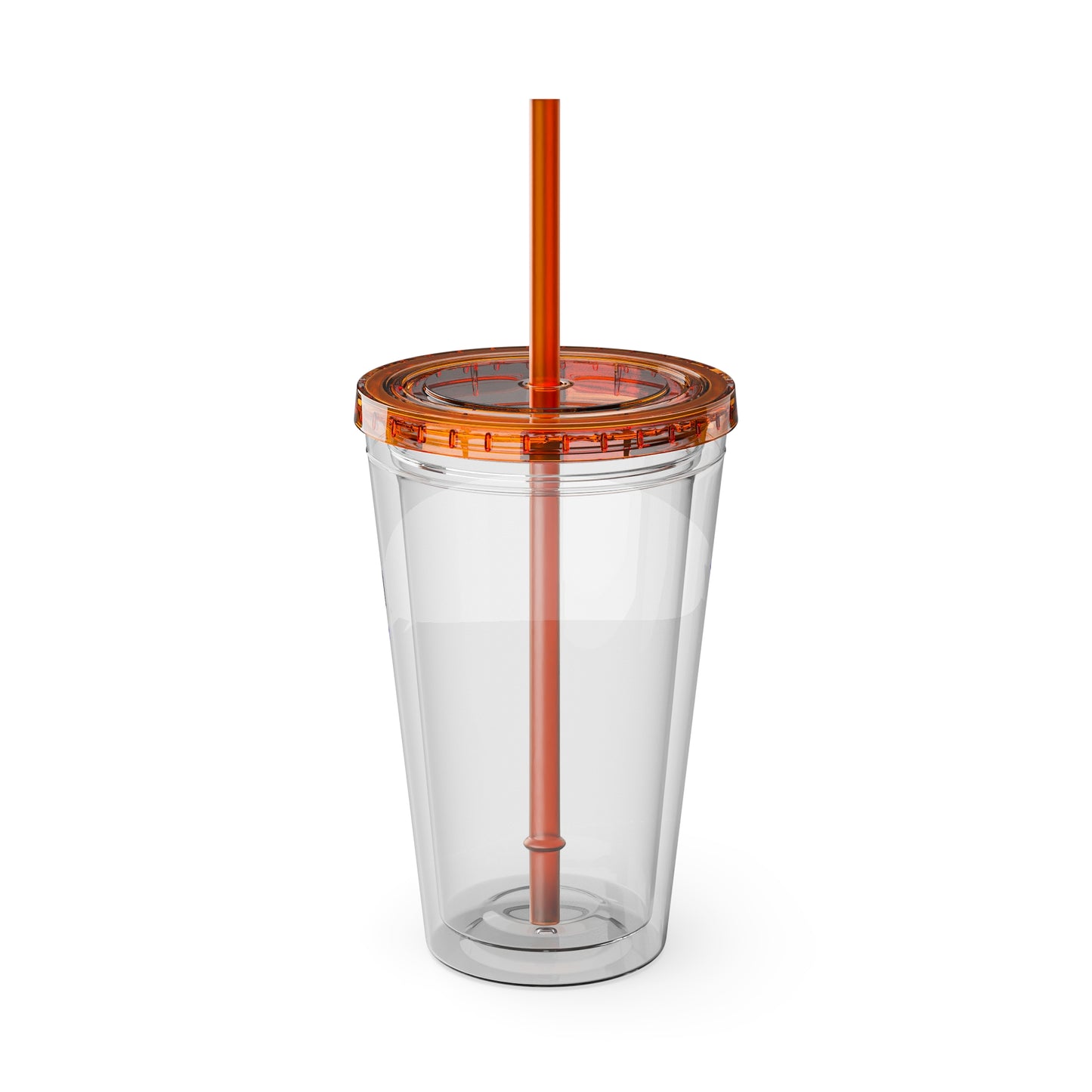 16oz Sunsplash Double-Wall Tumbler with Straw