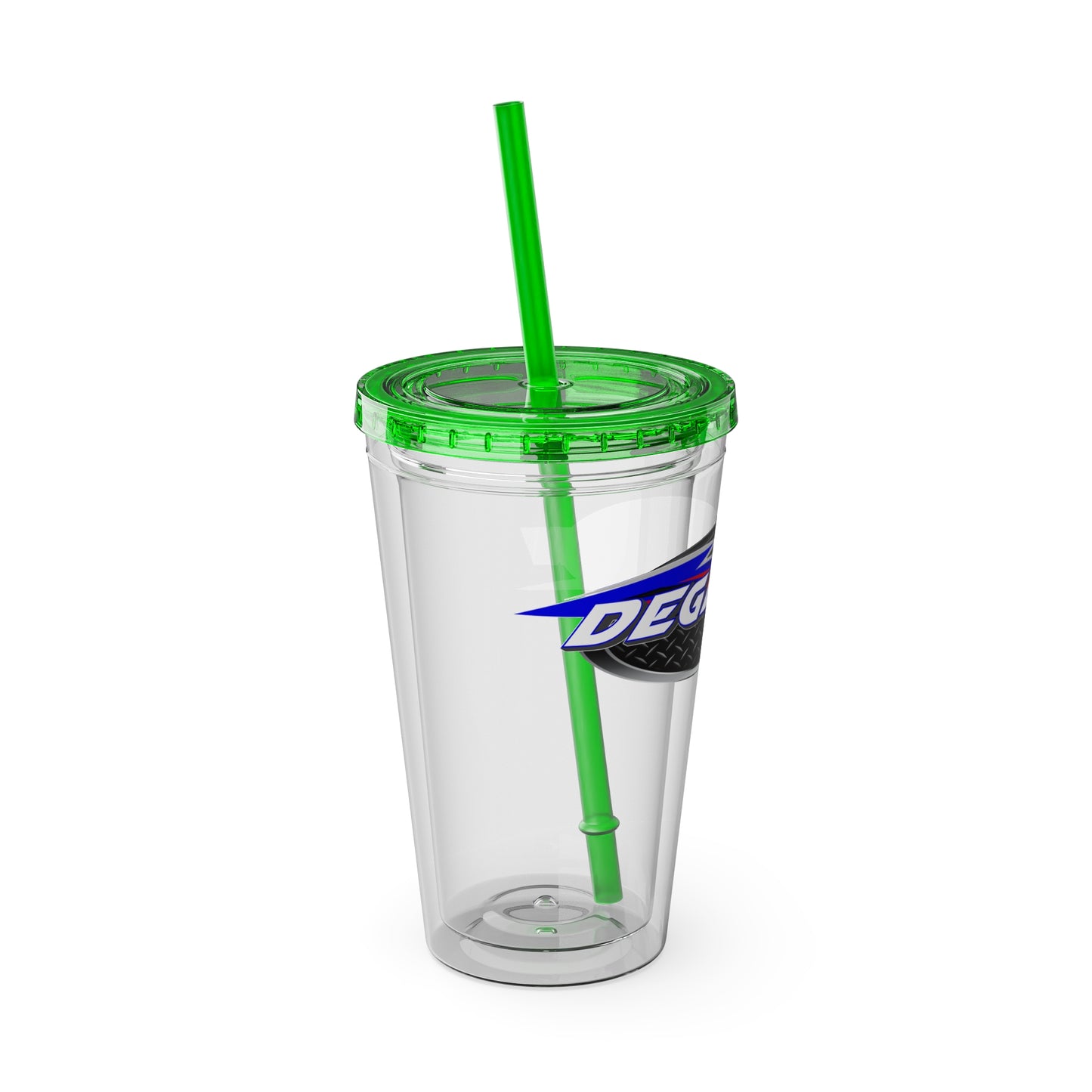 16oz Sunsplash Double-Wall Tumbler with Straw