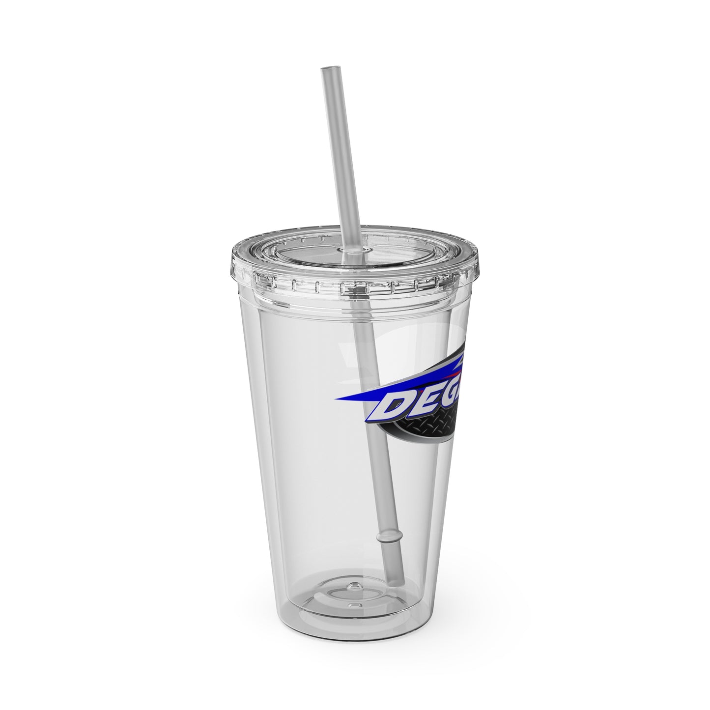 16oz Sunsplash Double-Wall Tumbler with Straw