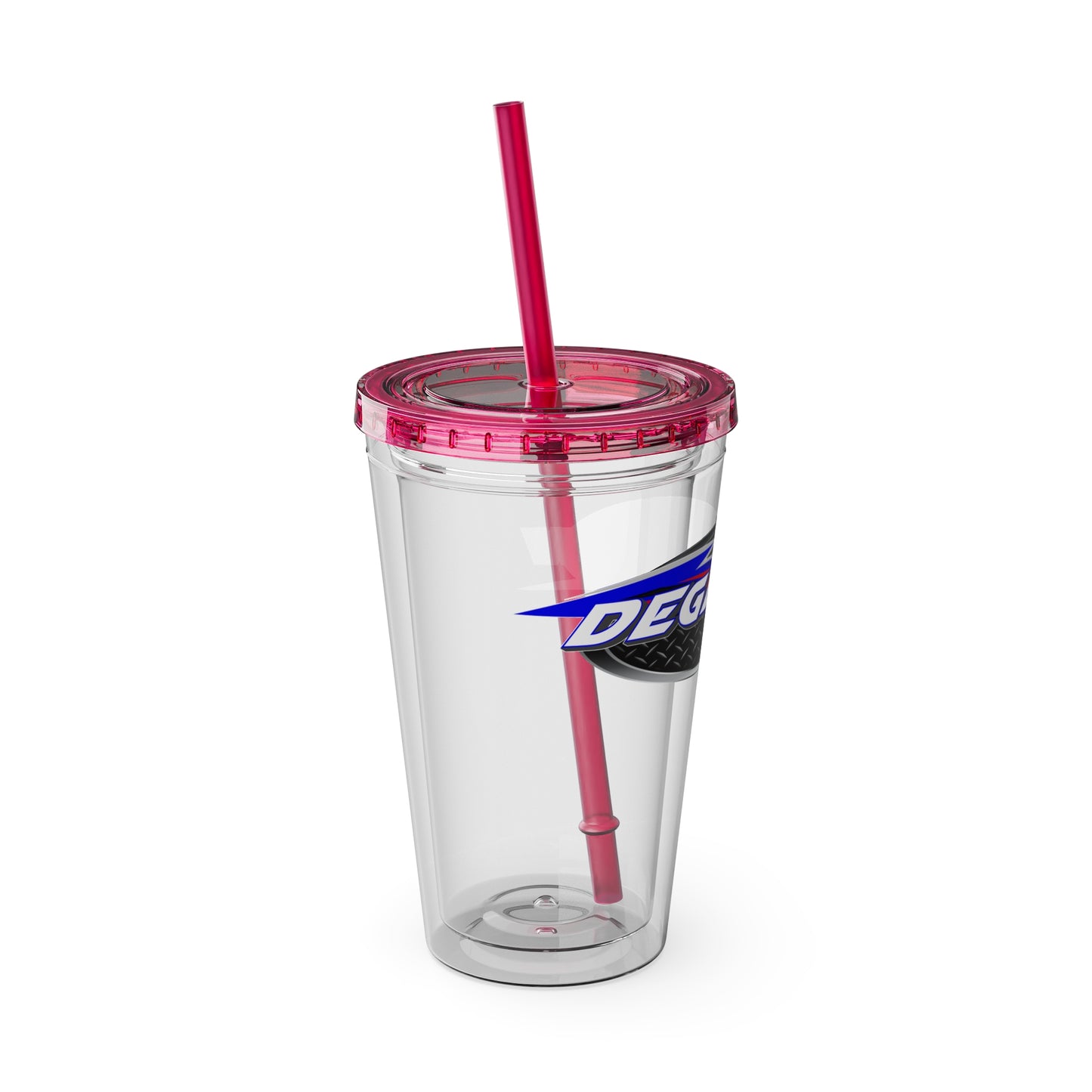 16oz Sunsplash Double-Wall Tumbler with Straw