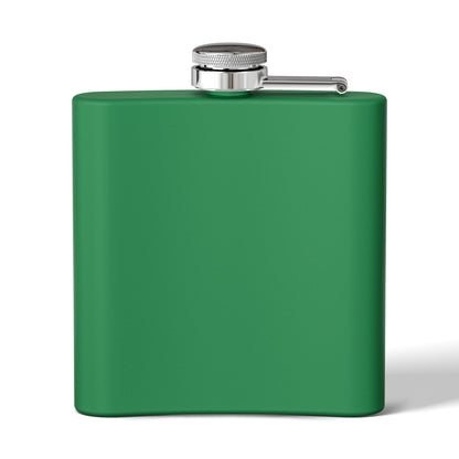 Personalized Deganation Stainless Steel Flask - 6oz Engraved Drinkware for Sports Enthusiasts