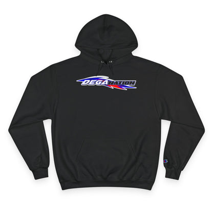 Champion Hoodie with Dega Nation Design – Cozy Sweatshirt for Fans, Perfect for Casual Days, Gifts, and Events