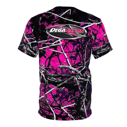Pink Camo Tee — DegaNation All-Over Print Graphic Shirt
