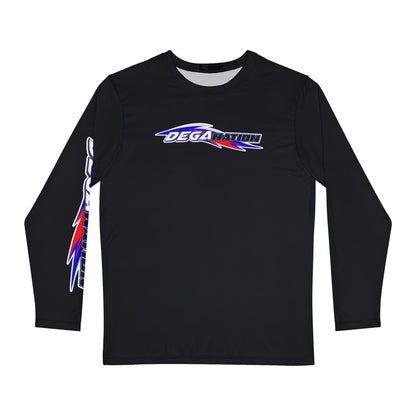 Men's Long Sleeve Shirt with AOP Design - Sportswear for Racing Fans, Casual Wear, Gift for Race Day, Outdoor Activities, Unique Apparel