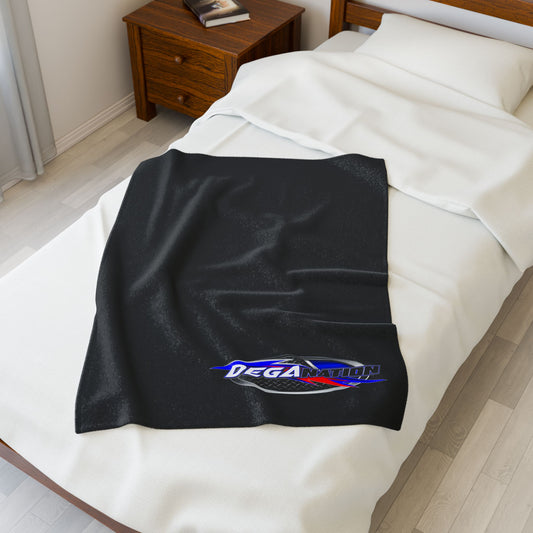 Custom Velveteen Plush Blanket – Cozy, Soft, Perfect for Deganation Fans