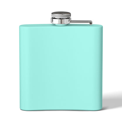 Personalized Deganation Stainless Steel Flask - 6oz Engraved Drinkware for Sports Enthusiasts