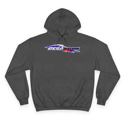 Champion Hoodie with Dega Nation Design – Cozy Sweatshirt for Fans, Perfect for Casual Days, Gifts, and Events