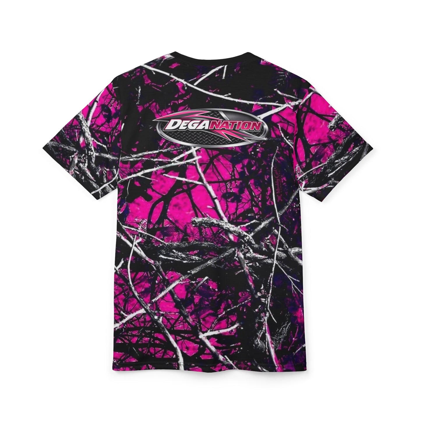 Pink Camo Tee — DegaNation All-Over Print Graphic Shirt