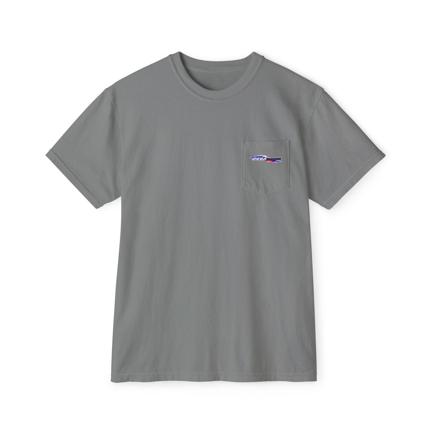 Dega Nation Unisex Pocket T-Shirt | Cool Casual Wear, Summer Outfit, Gift for Car Lovers, Graphic Tee, Everyday Comfort
