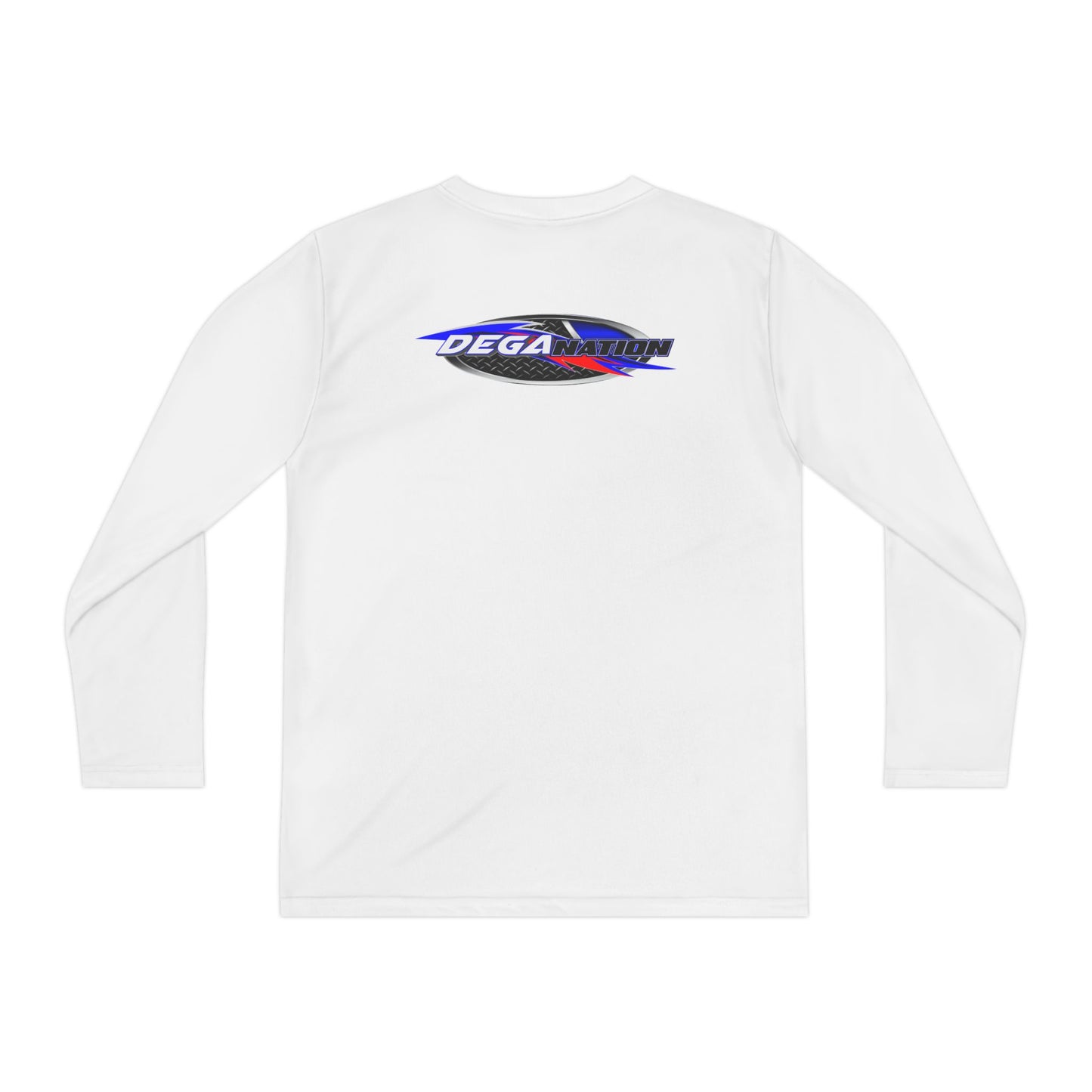 Youth Long Sleeve Racing Tee, Perfect for Young Athletes, Gift for Sports Events, Outdoor Activities, Team Spirit, Birthday Present