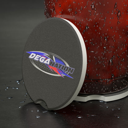 Soapstone Car Coaster: Customizable Drink Holder for Car, Auto Accessory, Dega Nation Fan Gear, Perfect Gift for Car Lovers, Stylish [...]