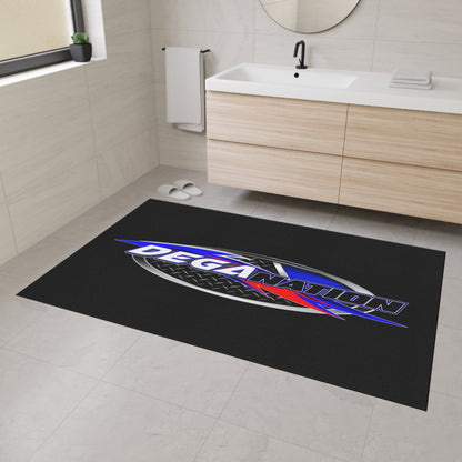 Custom Heavy Duty Floor Mat with Deganation Logo - Durable & Stylish for Auto Enthusiasts