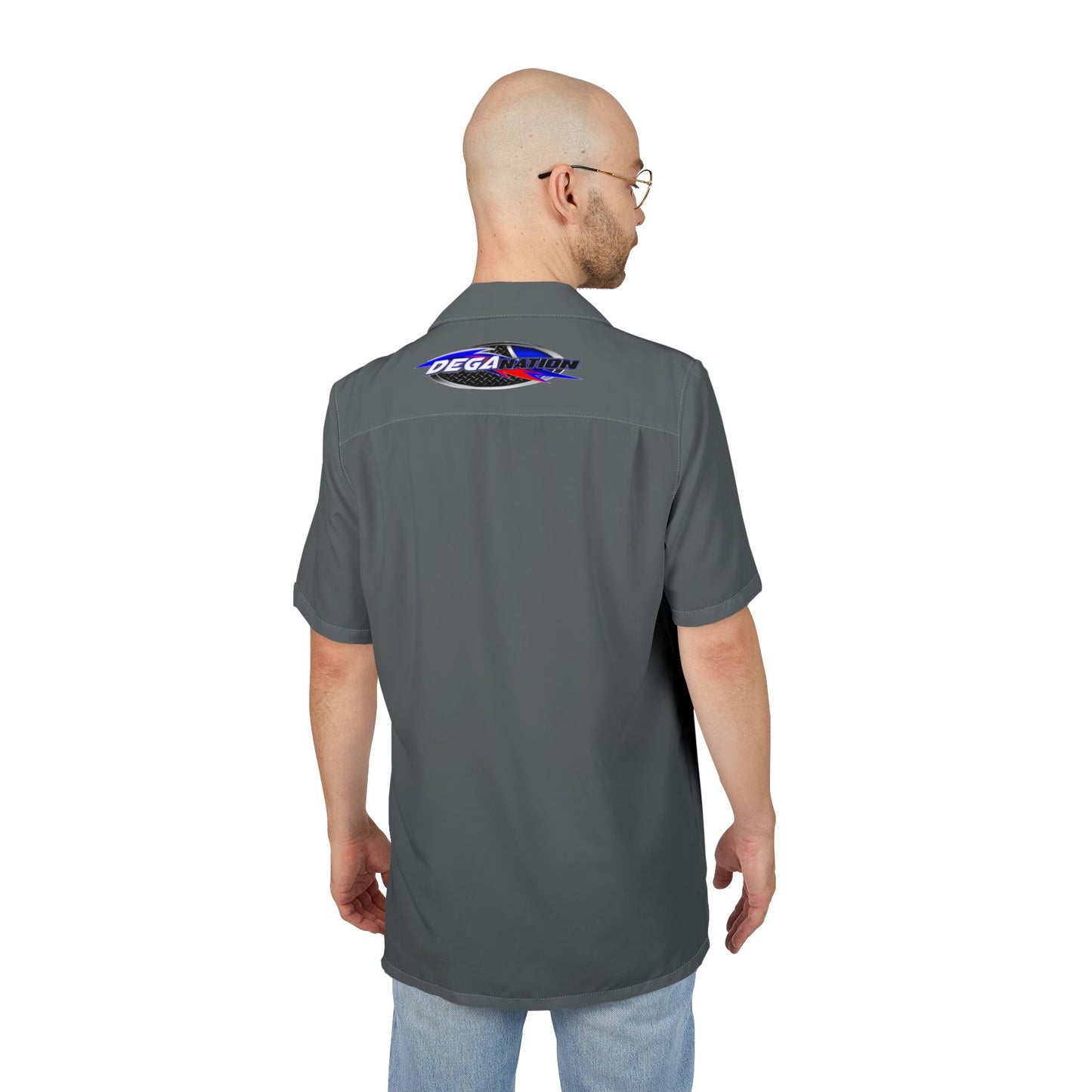 Unisex Hawaiian Button-Down Shirt with Racing Design - Perfect for Beach Days, Summer Parties, and Racing Fans, Great Gift Idea, [...]