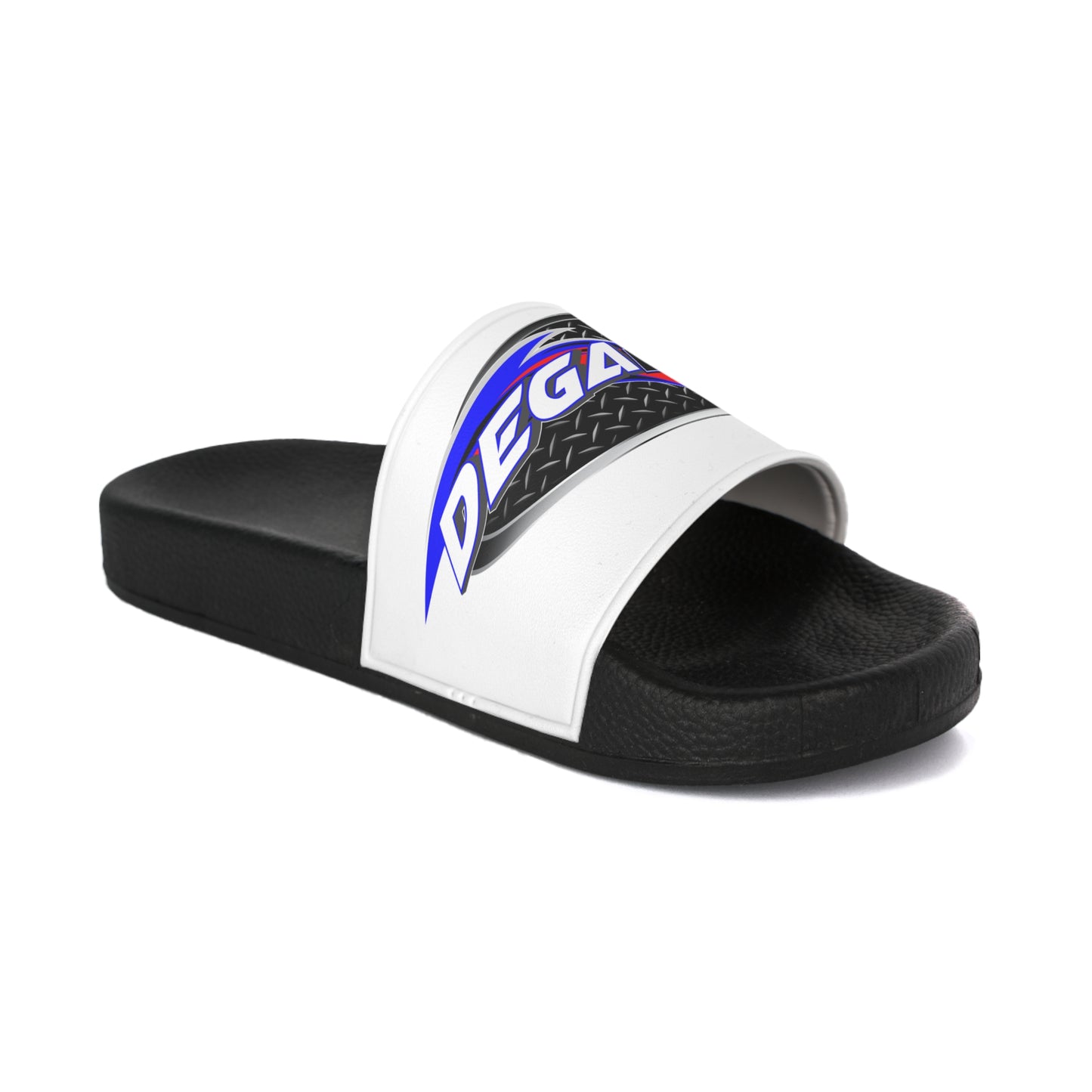 Men's Slide Sandals with DEGA NATION Design - Comfortable Footwear for Summer, Beachwear, Casual Outings, Gifts, Sportswear