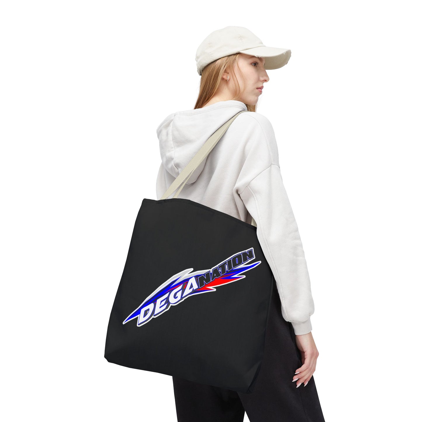 Sporty Tote Bag for Everyday Adventures | DegaNation Design, Eco-Friendly, Gym, Beach, Travel, Shopping