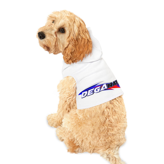 Stylish Pet Hoodie for Dogs, Cozy Pet Apparel for All Seasons, Perfect for Walks, Holidays and Pet Parties, Deganation Design