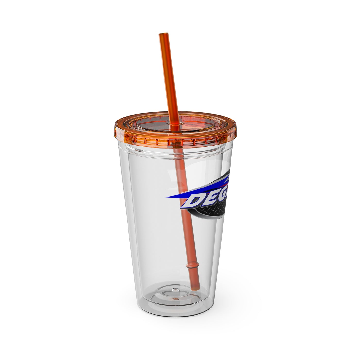 16oz Sunsplash Double-Wall Tumbler with Straw