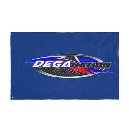 DEGA Nation Racing Flag — Double-Sided Outdoor Banner