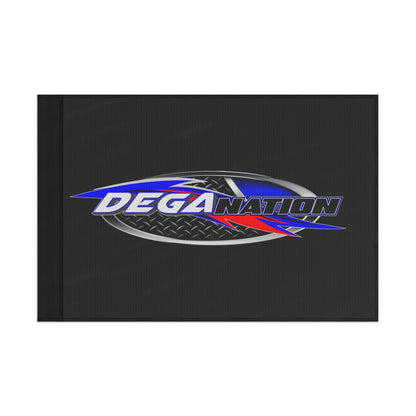 DegaNation Flag Journal | Racer's Notebook | Motorsports Gift | Car Enthusiast Decor | Racing Memorabilia | Gift for Him