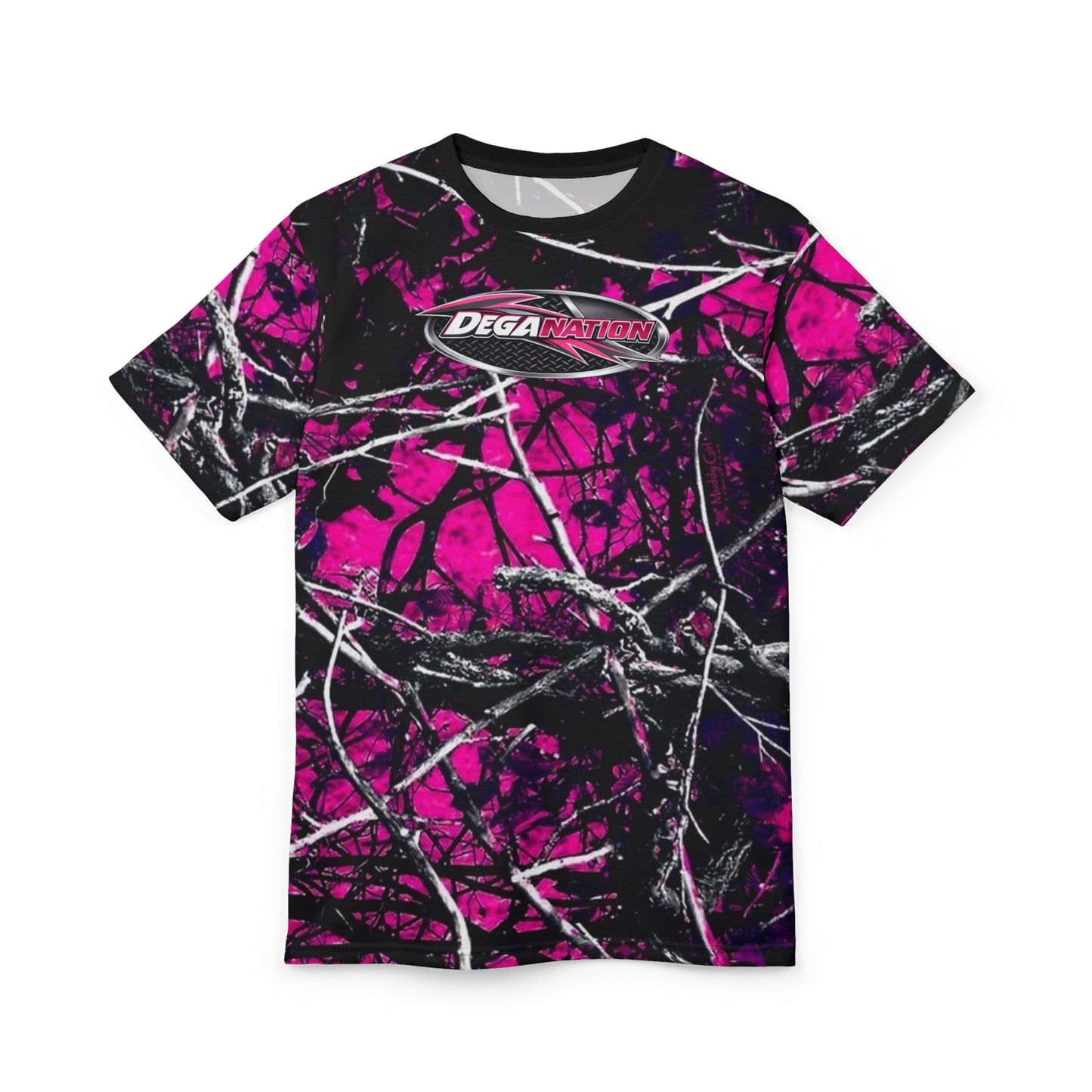Pink Camo Tee — DegaNation All-Over Print Graphic Shirt