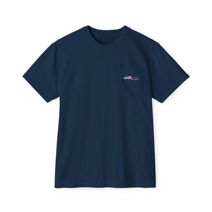 Dega Nation Unisex Pocket T-Shirt | Cool Casual Wear, Summer Outfit, Gift for Car Lovers, Graphic Tee, Everyday Comfort