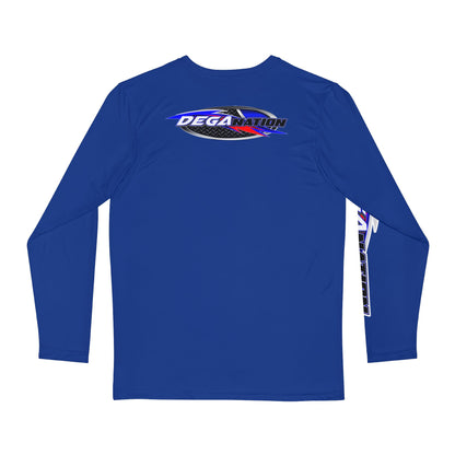 Men's Long Sleeve Shirt with DegaNation Design - Cool, Casual Wear for Sports Lovers, Gifts, Relaxation, and Outdoor Activities