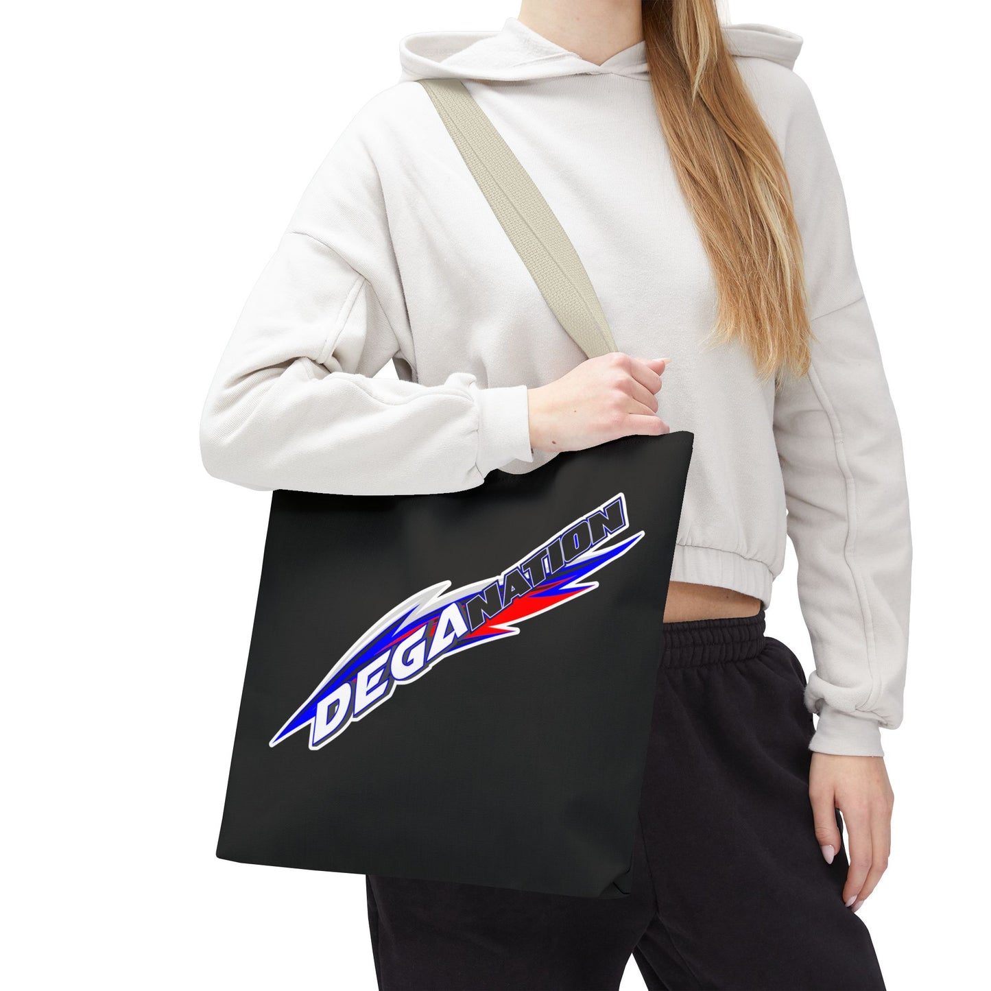 Sporty Tote Bag for Everyday Adventures | DegaNation Design, Eco-Friendly, Gym, Beach, Travel, Shopping