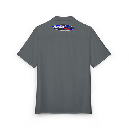Unisex Hawaiian Button-Down Shirt with Racing Design - Perfect for Beach Days, Summer Parties, and Racing Fans, Great Gift Idea, [...]
