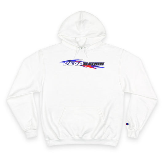 Champion Hoodie with Dega Nation Design – Cozy Sweatshirt for Fans, Perfect for Casual Days, Gifts, and Events