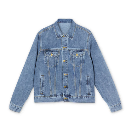 Stylish Men's Denim Jacket, Casual Outerwear, Fashion Staple, Trendy Layer, Unique Gift, Year-Round Style
